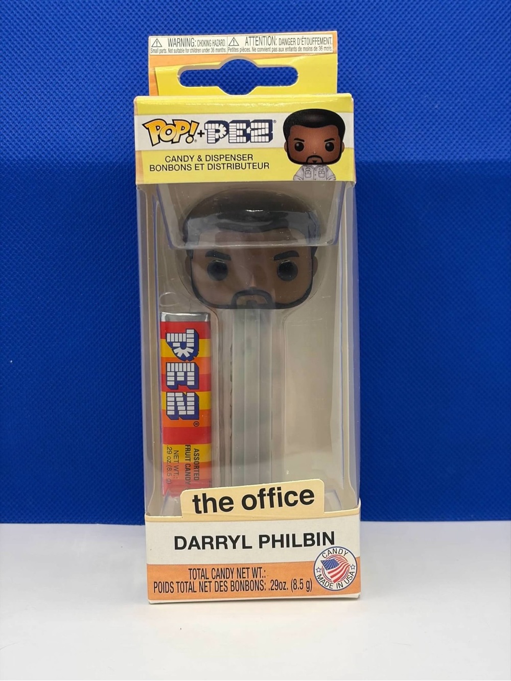 Funko POP! PEZ Darryl Philbin Candy Dispenser - Yellow, Black, Red